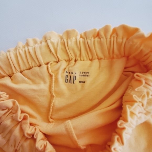 K1197 * Baby Gap Girls Solid Knit Skort Yellow Size 2 Yrs - Picture 4 of 7